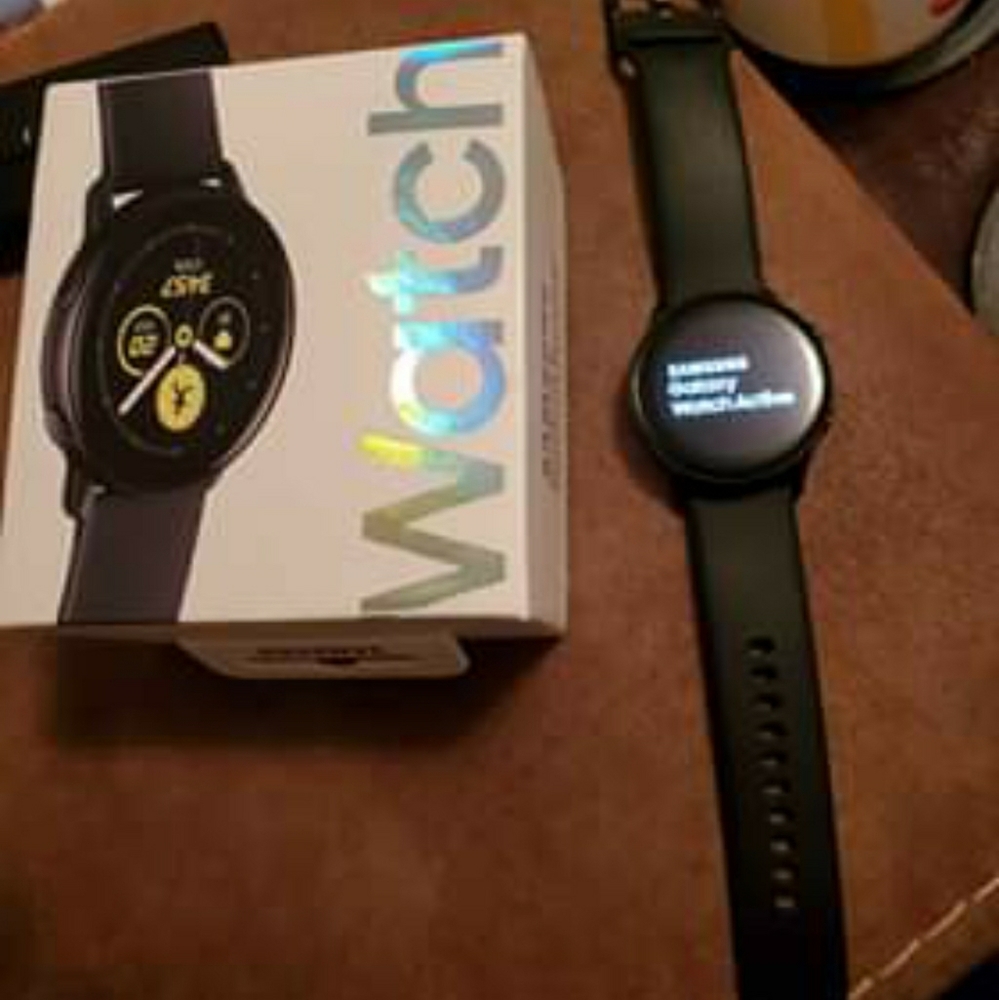 1st series Samsung galaxy active smart watch.